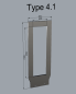 Preview: Light-Blade Type 4.1 inkl. Halter (55mm Aufnahme)